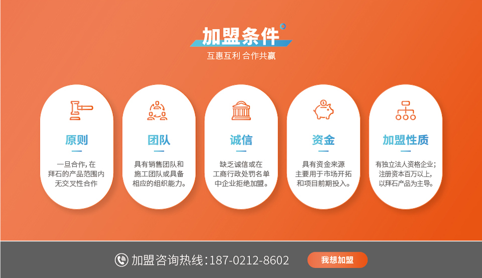加盟条件